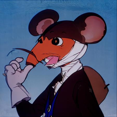 00589-2573347676-(Anthropomorphic Mouse_1.5), Long mouth,He had bandages around his head,1ears,looking to the side,.png